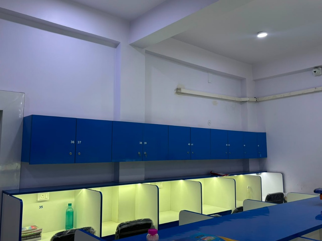 Blue Personal Storage Lockers