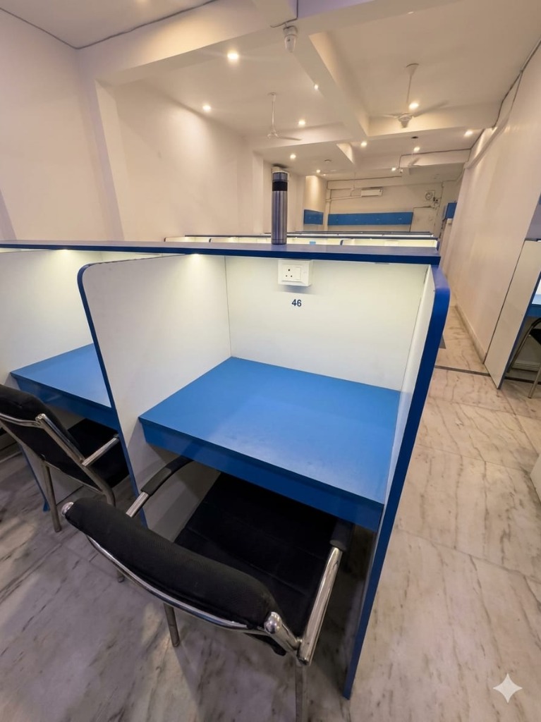 Dedicated Study Desk Station at Ekta Library